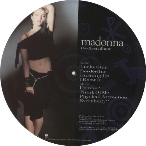 LP ピクチャー・ディスク）マドンナ／THE FIRST ALBUM｜レコード